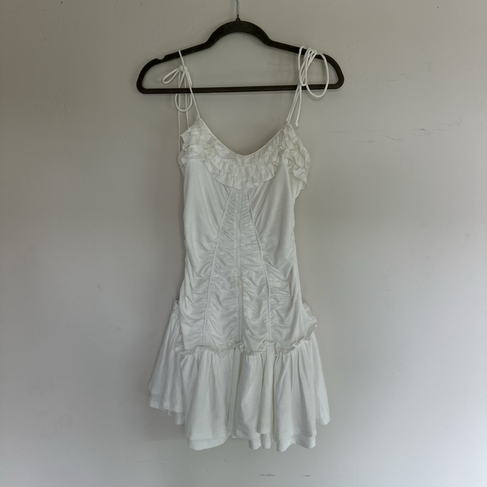 Elegant White Midi Dress